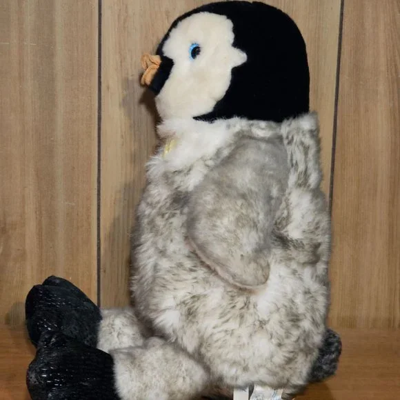 Build A Bear Workshop Penguin Happy Feet Heart Glows Bow Tie 18" (pre-loved) - Picture 4 of 9